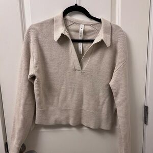 Lululemon Collared Merino Wool Blend Small